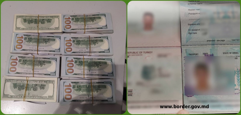 Cetățeni străini cu pașapoarte false iar o ucraineancă cu 80.000$ nedeclarați, depistați pe Aeroportul din Chișinău